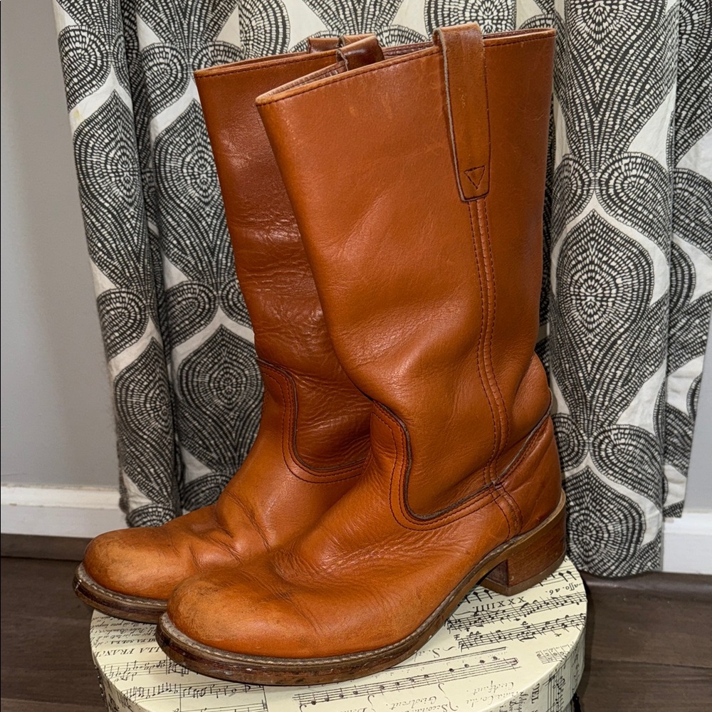 Vintage Leather Campus Boots Men’s SZ 10.5